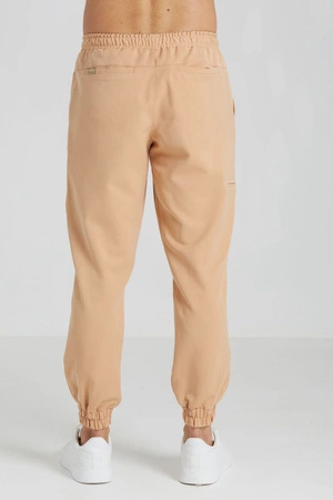 Spodnie medyczne joggery męskie - Sokrates - Baltic sand