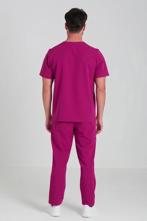 Spodnie medyczne proste męskie - Sokrates - Jazzberry jam
