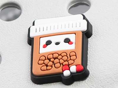 Crocs charm - Happy pills box