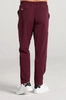 Spodnie medyczne proste męskie - Sokrates - Cranberry - KangooSoft Premium