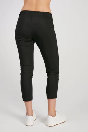 Spodnie medyczne przylegające damskie - KangooNature - Jet black