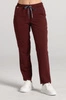 Spodnie medyczne proste damskie - Merit - Sangria
