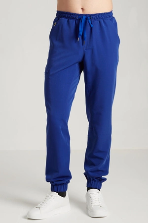 Spodnie medyczne joggery męskie - Sokrates - Royal blue