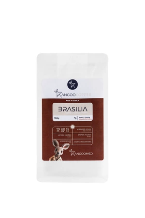 Kawa KangooCoffee - Brasilia - 100g - Single Origin - 100% Arabica - mielona