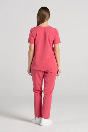 Bluza medyczna damska Merit - Lollipop - KangooSoft Premium