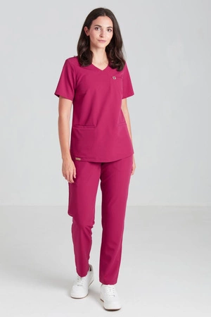 Bluza medyczna damska - Merit - Viva magenta