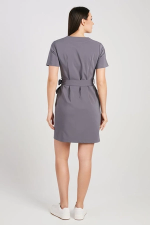 Sukienka medyczna damska - KangooNature - Shadow grey