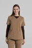 Longsleeve medyczny damski - Sweet chocolate - Bamboo collection