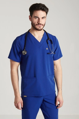 Bluza medyczna męska - Sokrates - Royal blue